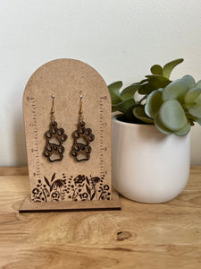 Paw Print earrings